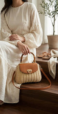 Borsa Bamboo Raffia